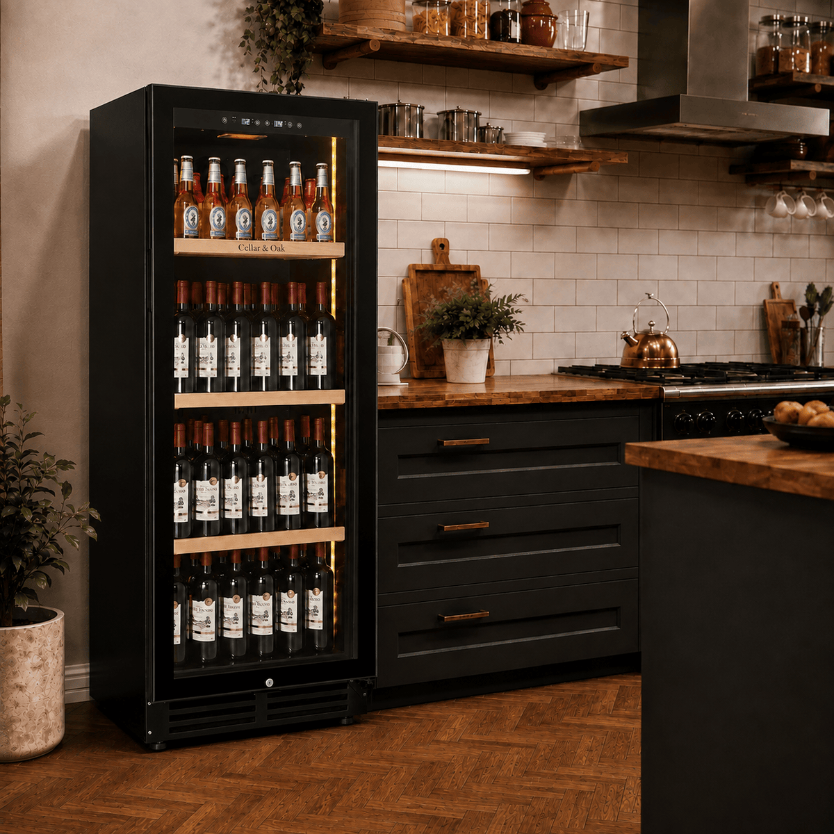 Cellar & Oak Cellar & Oak 108 Bottle Single Zone Wine Cooler