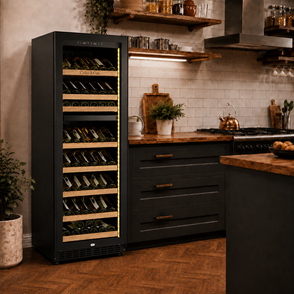 Cellar & Oak Cellar & Oak 154 Bottle Dual Zone Wine Cooler