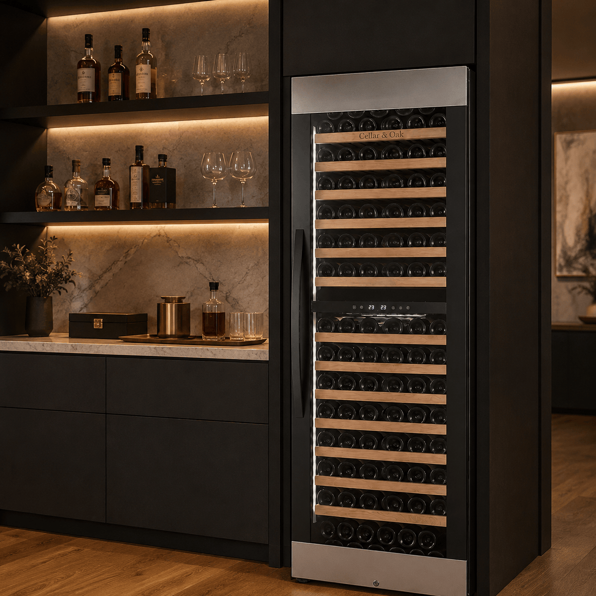 Cellar & Oak Cellar & Oak 165 Bottle Dual Zone Wine Cooler