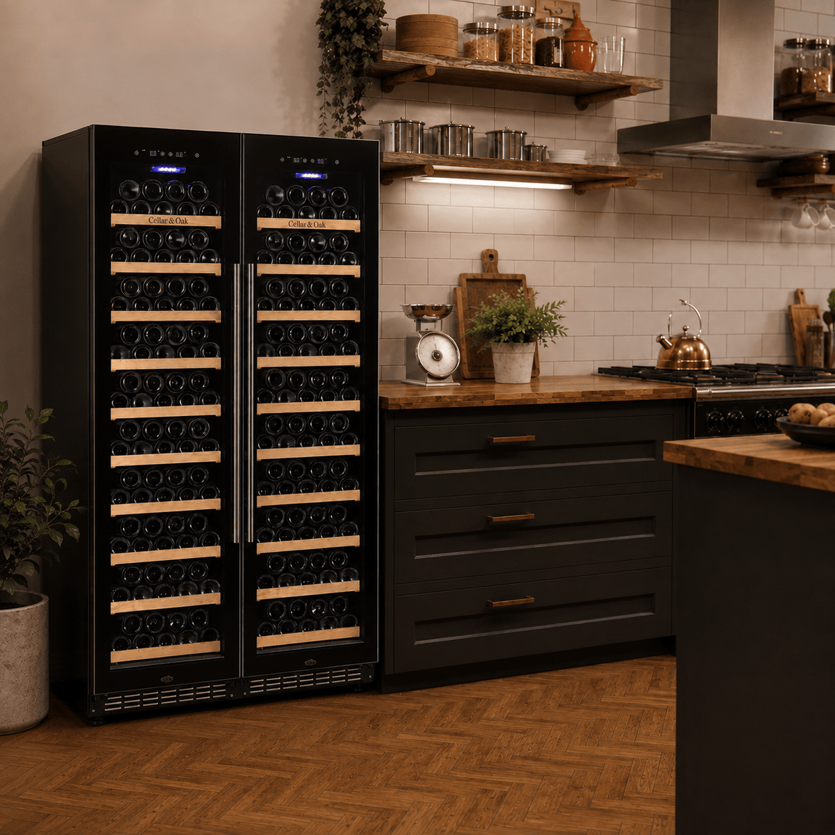 Cellar & Oak Cellar & Oak 180 Bottle Dual Zone Wine Cooler