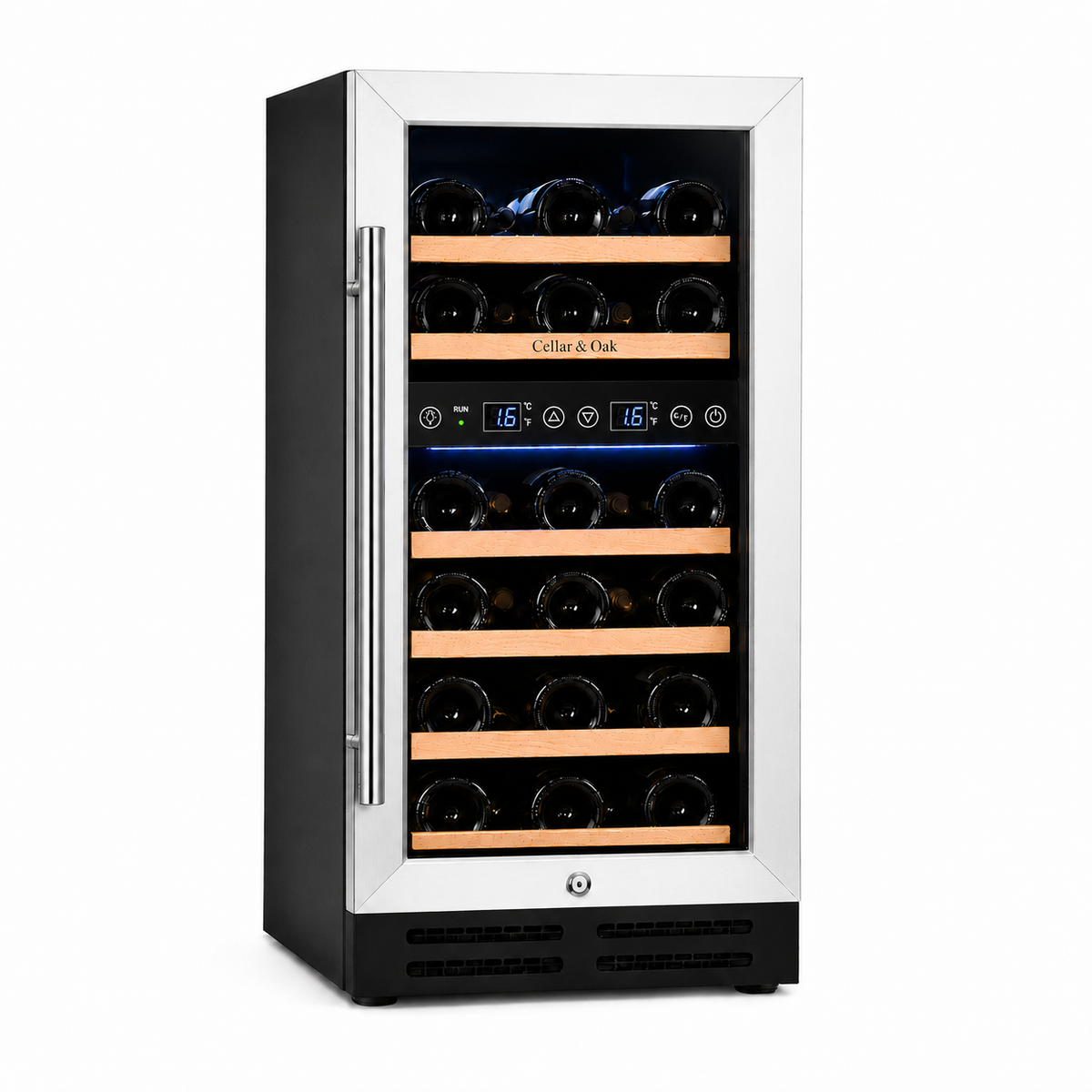Cellar & Oak Cellar & Oak 31 Bottle Dual Zone Wine Cooler