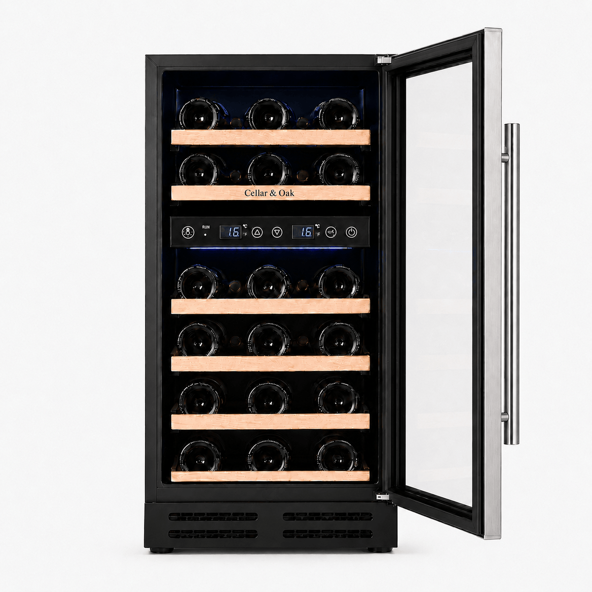 Cellar & Oak Cellar & Oak 31 Bottle Dual Zone Wine Cooler
