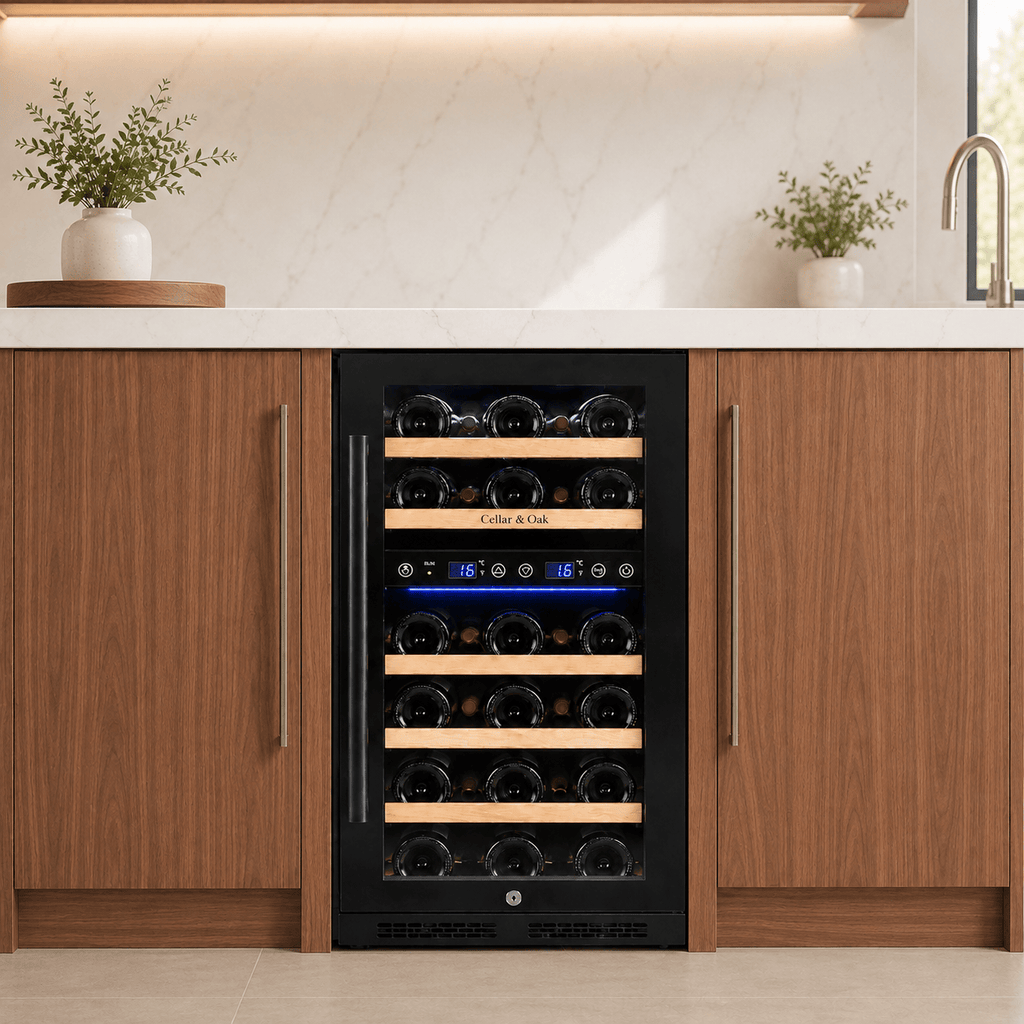 Cellar & Oak Cellar & Oak 31 Bottle Dual Zone Wine Cooler