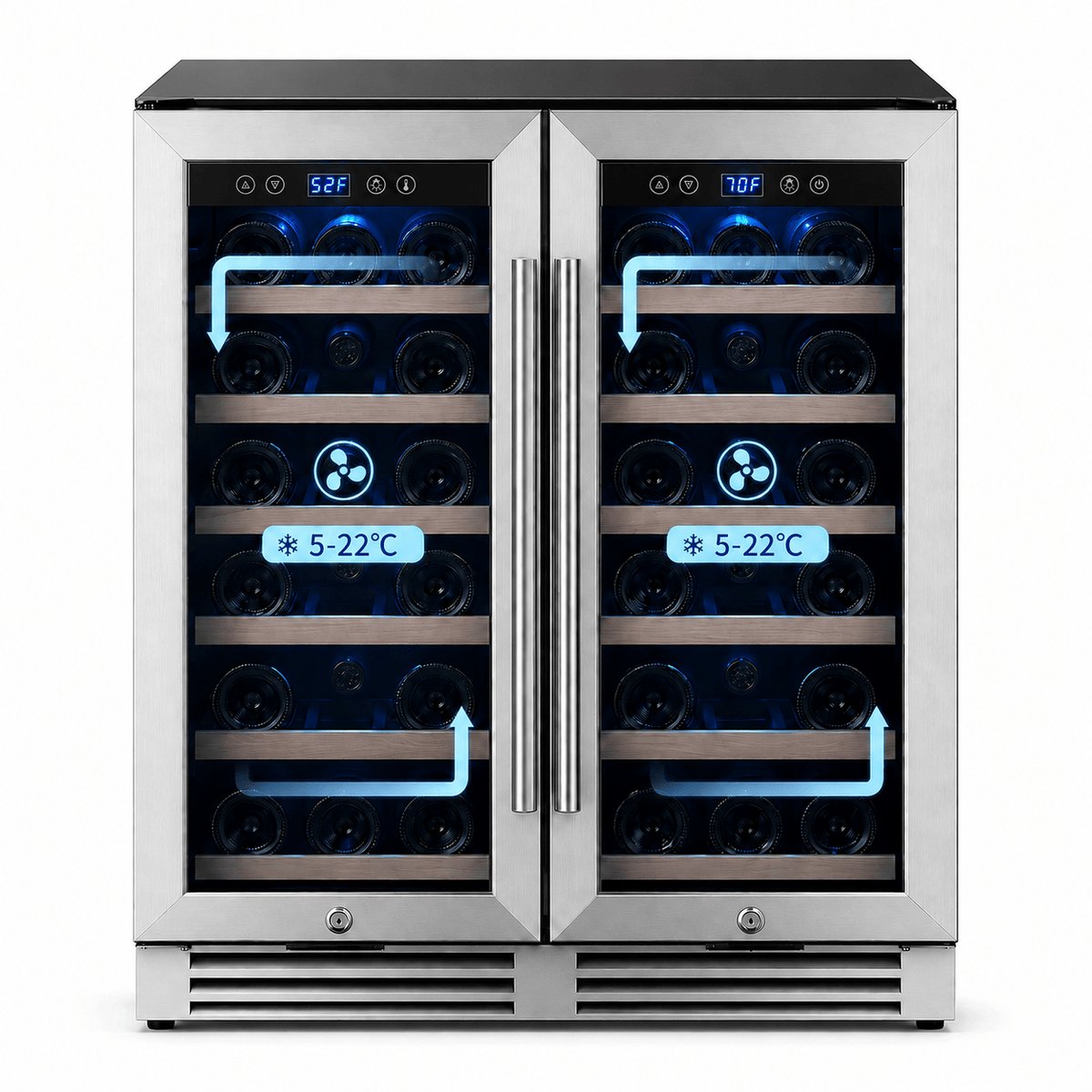 Cellar & Oak Cellar & Oak 36 Bottle Dual Zone Wine Cooler